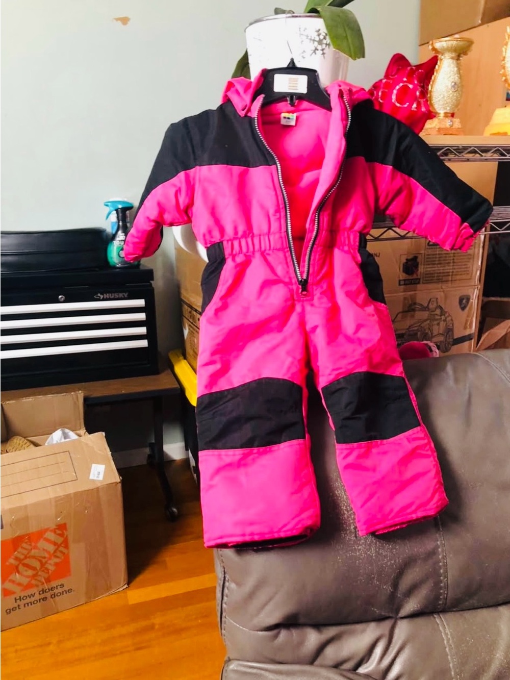healthtex Bright Pink Fleece Baby Jacket Sz 24 months